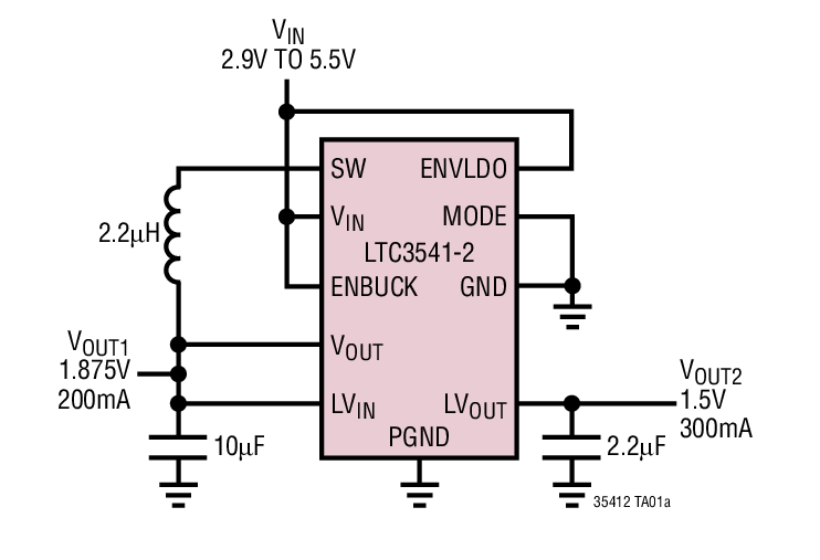 LTC3541-2Ӧͼһ